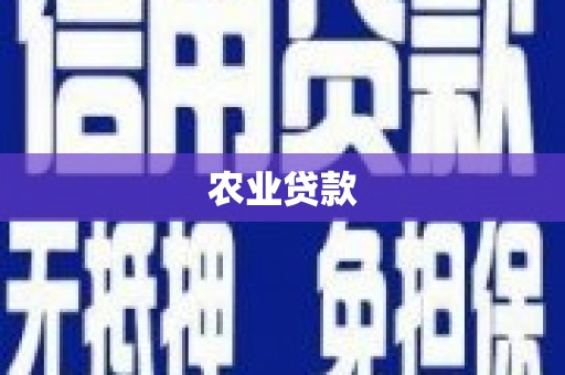 武隆农业贷款