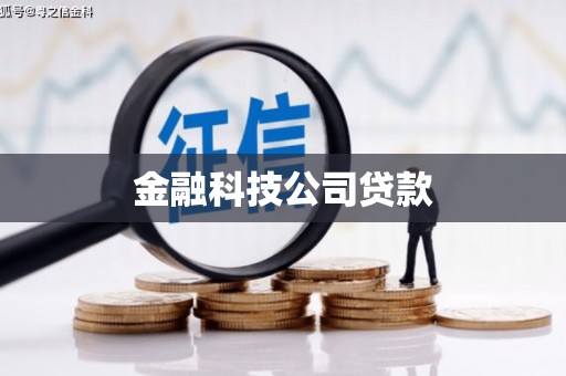 武隆金融科技公司贷款