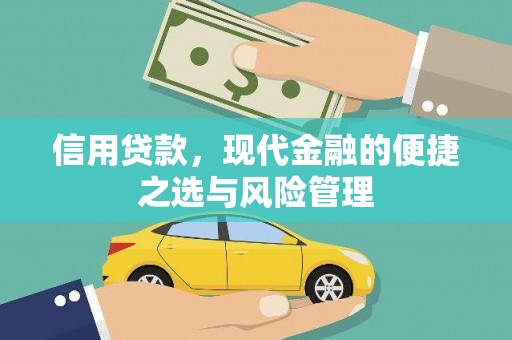 武隆信用贷款，现代金融的便捷之选与风险管理