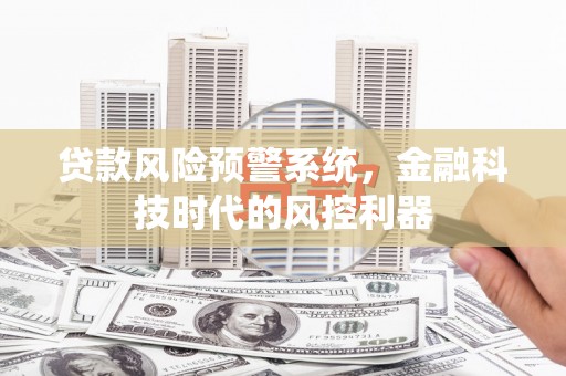 武隆贷款风险预警系统，金融科技时代的风控利器
