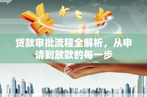 武隆贷款审批流程全解析，从申请到放款的每一步