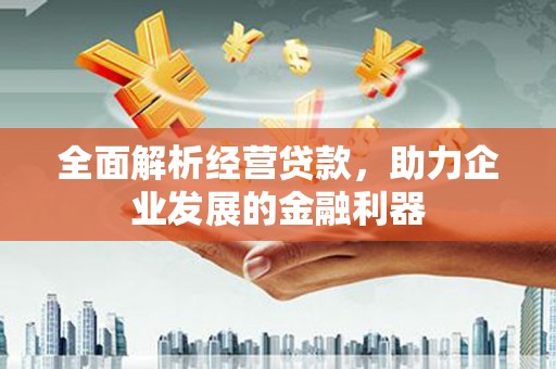 武隆全面解析经营贷款，助力企业发展的金融利器