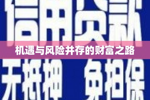 武隆机遇与风险并存的财富之路