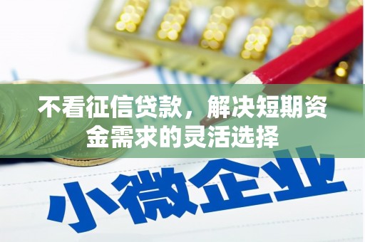 武隆不看征信贷款，解决短期资金需求的灵活选择