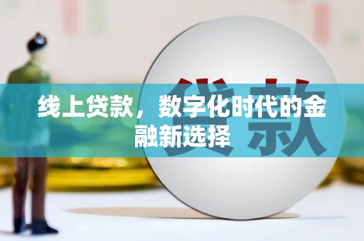 武隆线上贷款，数字化时代的金融新选择