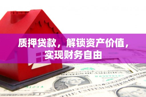 武隆质押贷款，解锁资产价值，实现财务自由