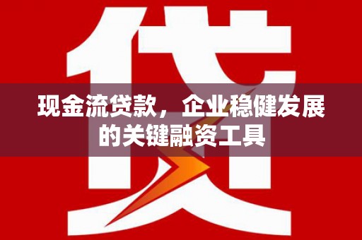 武隆现金流贷款，企业稳健发展的关键融资工具