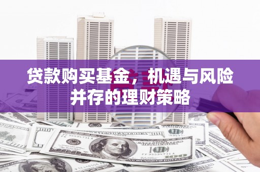 武隆贷款购买基金，机遇与风险并存的理财策略