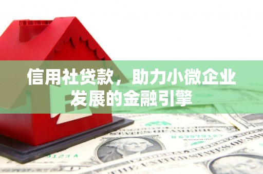 武隆信用社贷款，助力小微企业发展的金融引擎