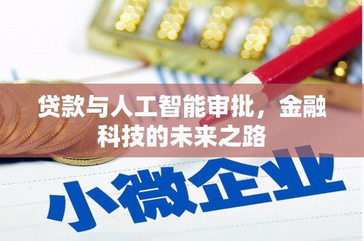 武隆贷款与人工智能审批，金融科技的未来之路