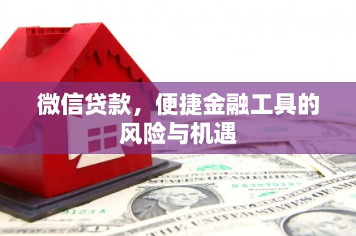 武隆微信贷款，便捷金融工具的风险与机遇