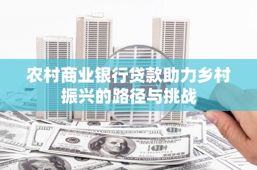 武隆农村商业银行贷款助力乡村振兴的路径与挑战