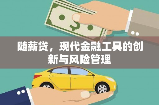 武隆随薪贷，现代金融工具的创新与风险管理