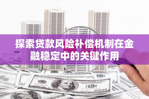 武隆探索贷款风险补偿机制在金融稳定中的关键作用