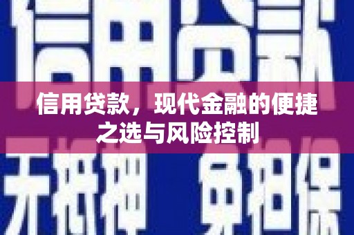 武隆信用贷款，现代金融的便捷之选与风险控制