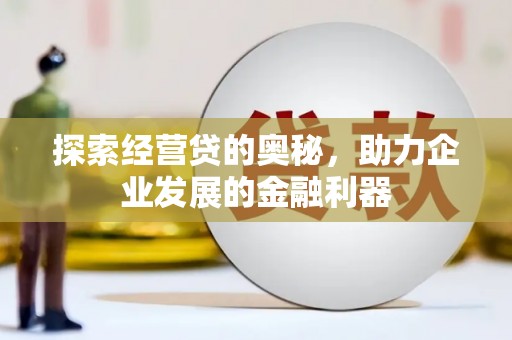 武隆探索经营贷的奥秘，助力企业发展的金融利器