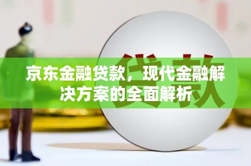 武隆京东金融贷款，现代金融解决方案的全面解析