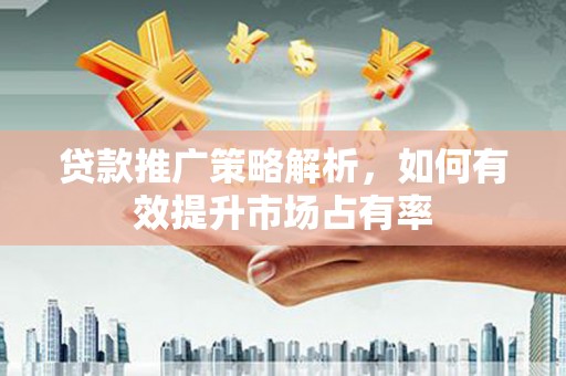 武隆贷款推广策略解析，如何有效提升市场占有率