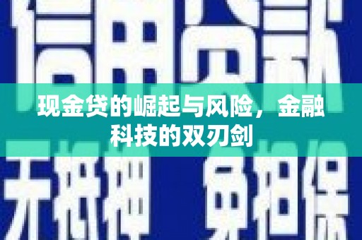 武隆现金贷的崛起与风险，金融科技的双刃剑