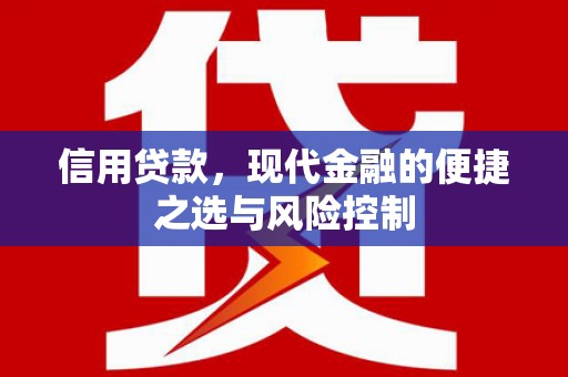 武隆信用贷款，现代金融的便捷之选与风险控制