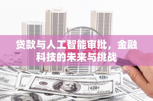 武隆贷款与人工智能审批，金融科技的未来与挑战