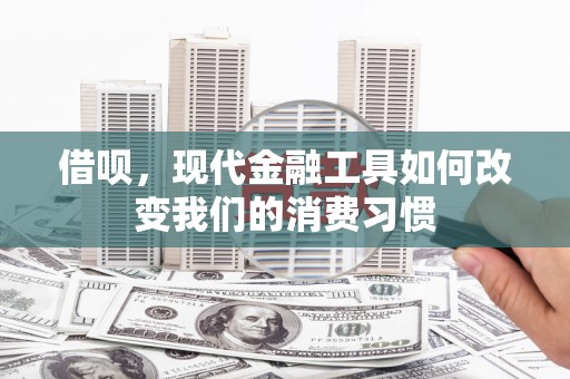 武隆借呗，现代金融工具如何改变我们的消费习惯