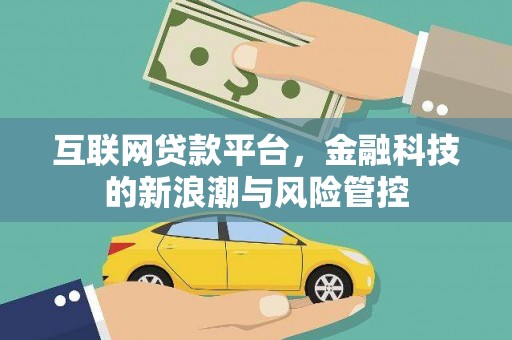 武隆互联网贷款平台，金融科技的新浪潮与风险管控