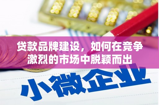 武隆贷款品牌建设，如何在竞争激烈的市场中脱颖而出