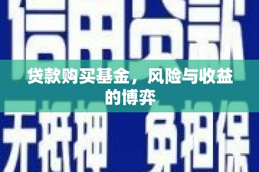 武隆贷款购买基金，风险与收益的博弈