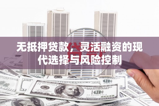 武隆无抵押贷款，灵活融资的现代选择与风险控制