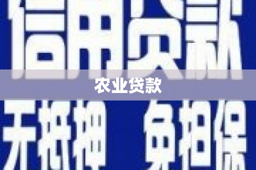 武隆农业贷款