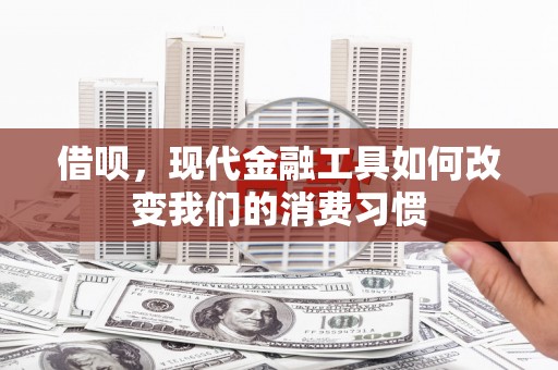 武隆借呗，现代金融工具如何改变我们的消费习惯