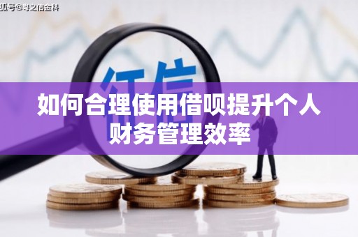 武隆如何合理使用借呗提升个人财务管理效率