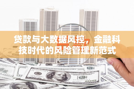 武隆贷款与大数据风控，金融科技时代的风险管理新范式