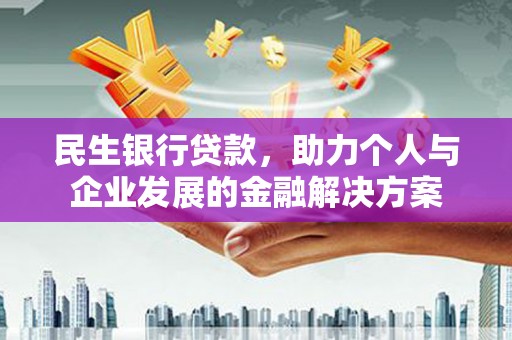 武隆民生银行贷款，助力个人与企业发展的金融解决方案