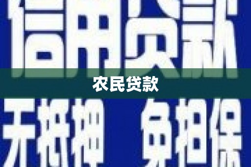 武隆农民贷款