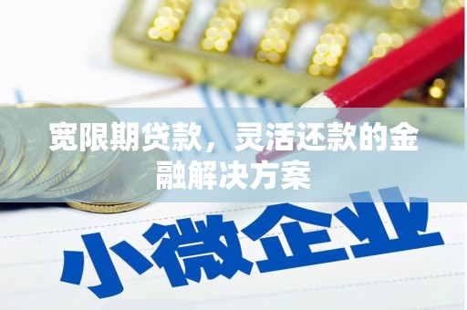 武隆宽限期贷款，灵活还款的金融解决方案