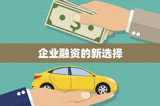 武隆企业融资的新选择