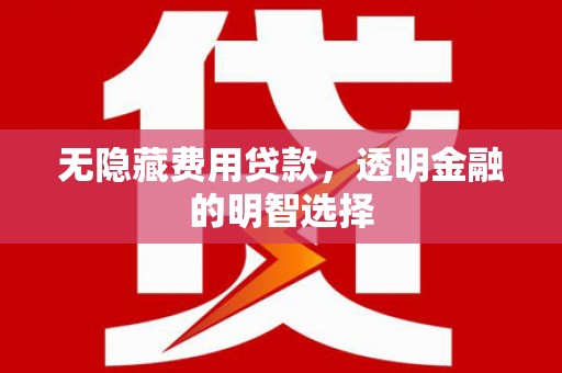 武隆无隐藏费用贷款，透明金融的明智选择