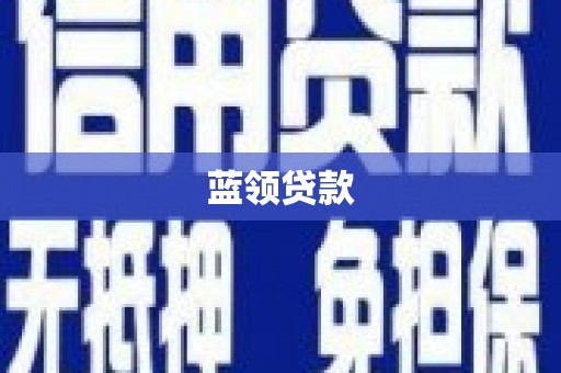武隆蓝领贷款