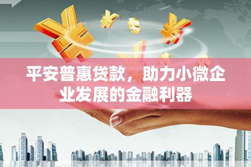 武隆平安普惠贷款，助力小微企业发展的金融利器
