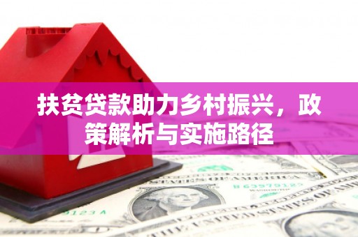 武隆扶贫贷款助力乡村振兴，政策解析与实施路径