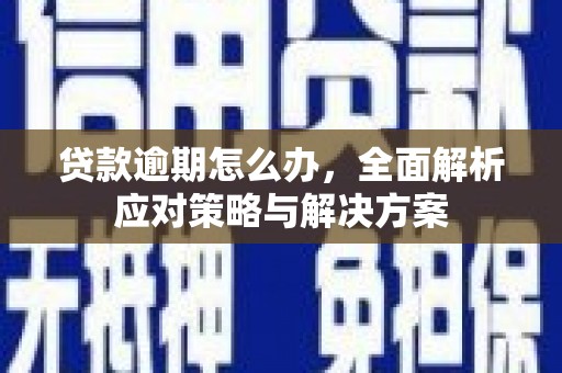武隆贷款逾期怎么办，全面解析应对策略与解决方案