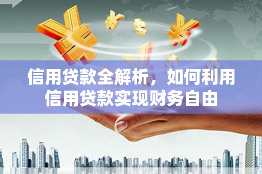 武隆信用贷款全解析，如何利用信用贷款实现财务自由