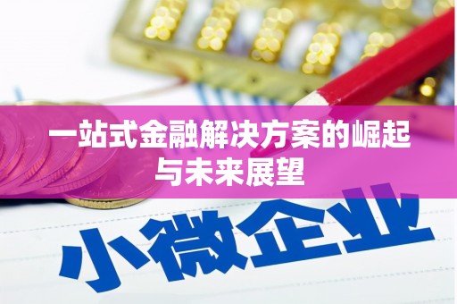 武隆一站式金融解决方案的崛起与未来展望