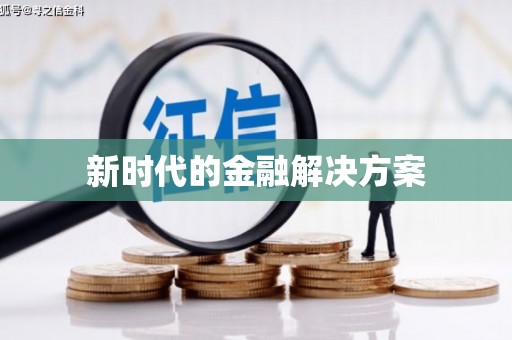 武隆新时代的金融解决方案