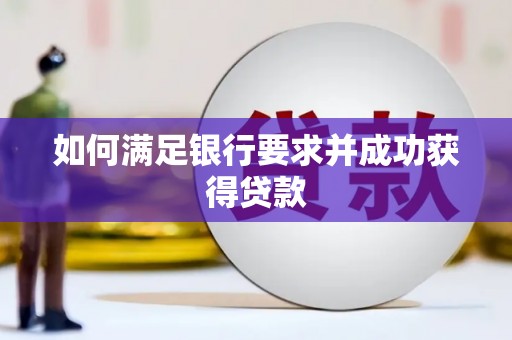 武隆如何满足银行要求并成功获得贷款