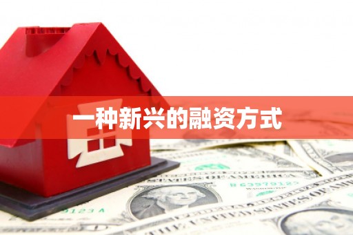 武隆一种新兴的融资方式