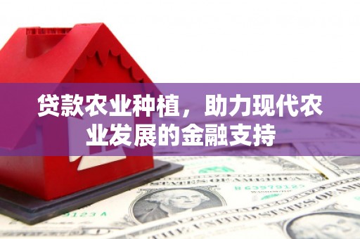 武隆贷款农业种植，助力现代农业发展的金融支持