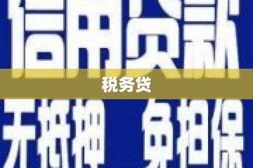 武隆税务贷